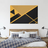 Geometrie in Erdfarben, Leinwand (Insitu (Schlafzimmer))