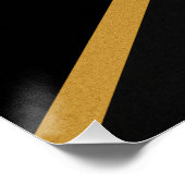 Geometrie in Erdtönen Poster (Ecke)