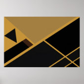 Geometrie in Erdtönen Poster (Vorne)