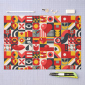 Geometrie in Farbe Seidenpapier (Handwerk)