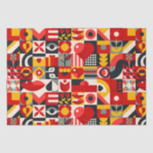 Geometrie in Farbe Seidenpapier (Vorderseite)