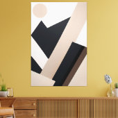 Geometrie in Harmonie Leinwanddruck (Insitu (Wohnzimmer))