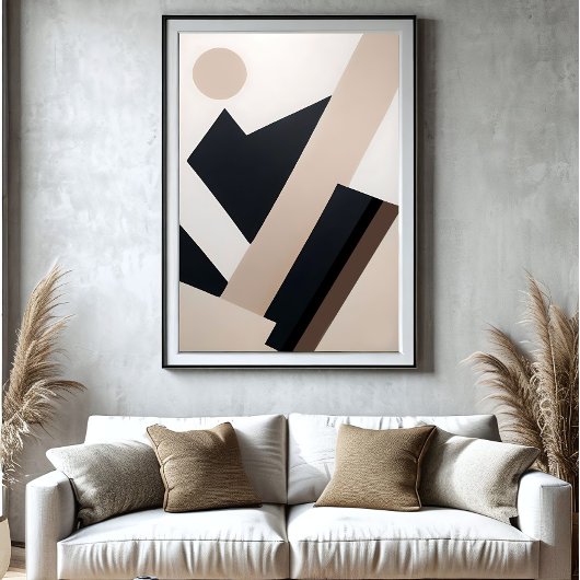 Geometrie in Harmonie Leinwanddruck