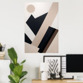 Geometrie in Harmonie Poster (Heimbüro)