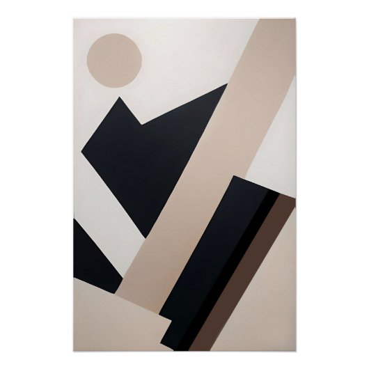 Geometrie in Harmonie Poster (Vorderseite)