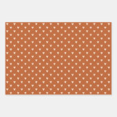 Geometrie in Liebe - Creme auf den roten Ockerherz Geschenkpapier Set (Vorderseite 2)