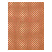 Geometrie in Liebe - Creme auf rotem Ocker - Muste Tischdecke (Vorderseite)