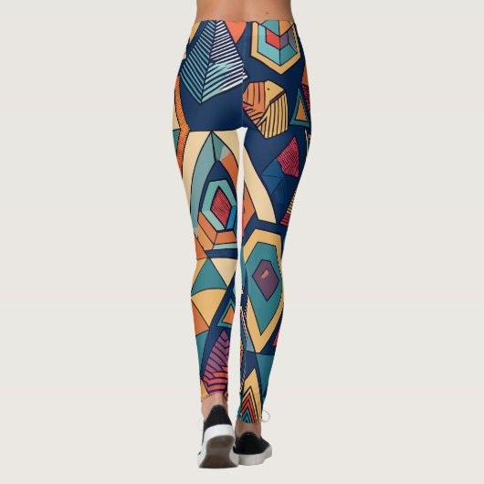 Geometrie Leggings (Rückseite)