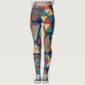 Geometrie Leggings (Vorderseite)