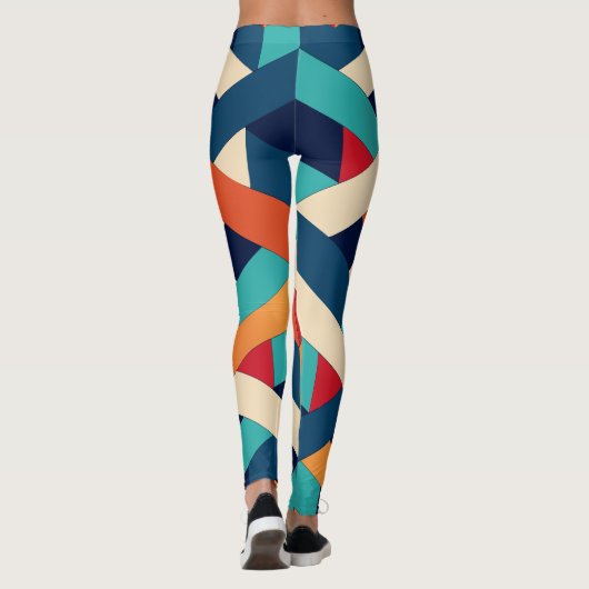 Geometrie Leggings (Rückseite)