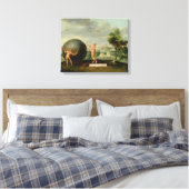 Geometrie Leinwanddruck (Insitu (Schlafzimmer))