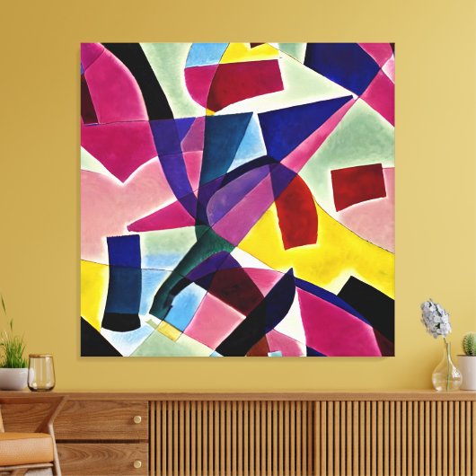 Geometrie Leinwanddruck (Insitu (Wohnzimmer))