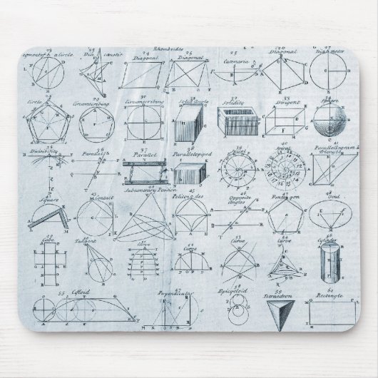 Geometrie-Mauspad Mousepad (Vorne)