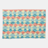 Geometrie, Mod, Retro, Mittelalter Moderne Geschirrtuch (Horizontal)