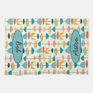 Geometrie, Mod, Retro, Mittelalter Moderne Küche Geschirrtuch