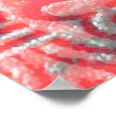 Geometrie modernes Wiederholmuster mit texturesabs Poster (Ecke)