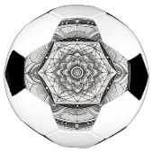Geometrie - Monochrom: Kosmische Präzision Fußball (Gedreht)