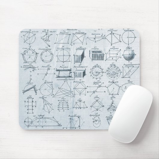 Geometrie Mousepad (Mit Mouse)