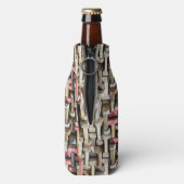 Geometrie-Muster Flaschenkühler (Flasche Rückseite)
