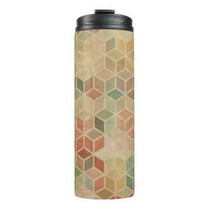 Geometrie nach hinten: Nahtloses Design Thermosbecher