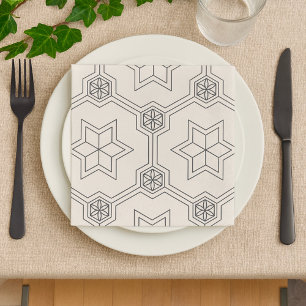 Geometrie Nahtlose Muster Napkins Serviette