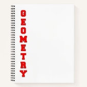 Geometrie Notizblock (Vorderseite)