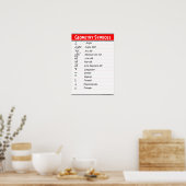 Geometrie-Poster: Grundlegende Geometriesymbole Poster (Küche)