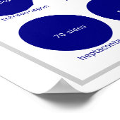 Geometrie-Poster: Regelmäßige Polygone Poster (Ecke)