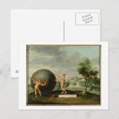 Geometrie Postkarte (Vorne/Hinten)