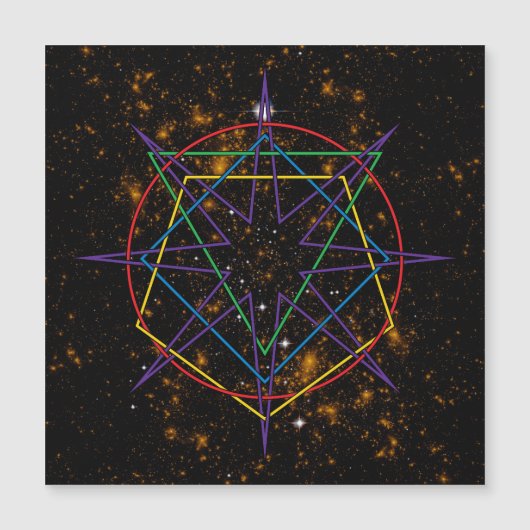 Geometrie-Sigilium Magnetkarte (Vorderseite)