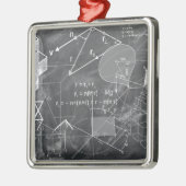 Geometrie Silbernes Ornament (Links)