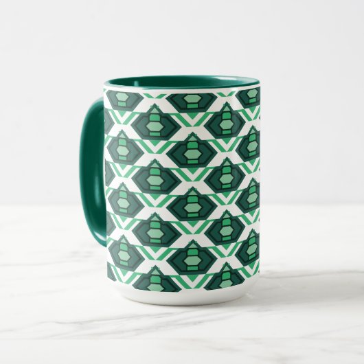 Geometrie Tasse (Vorderseite Links)