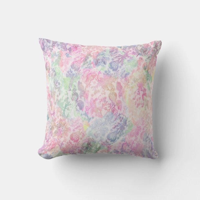 Geometrie-Textur klassisches modernes Muster Kissen (Vorderseite)