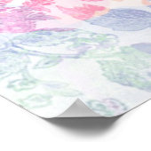 Geometrie-Textur klassisches modernes Muster Poster (Ecke)