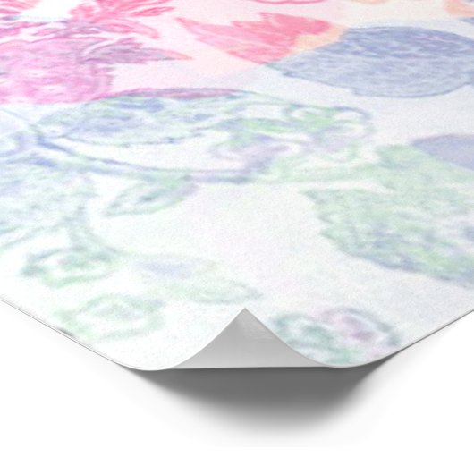 Geometrie-Textur klassisches modernes Muster Poster (Ecke)