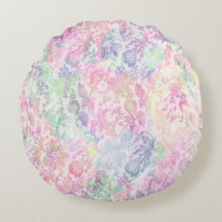 Geometrie-Textur klassisches modernes Muster Rundes Kissen