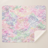 Geometrie-Textur klassisches modernes Muster Sherpadecke (Vorderseite (Horizontal))