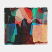 Geometrie Textur klassisches Muster Fleecedecke (Vorderseite (Horizontal))