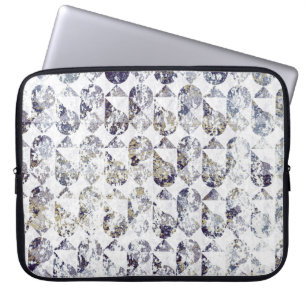 Geometrie Textur wiederholen klassische Muster abs Laptopschutzhülle
