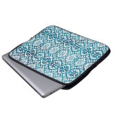 Geometrie Textur wiederholen kreative moderne Must Laptopschutzhülle (Vorne Knopf)