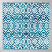 Geometrie Textur wiederholen kreative moderne Must Poster (Vorne)