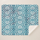 Geometrie Textur wiederholen kreative moderne Must Sherpadecke (Vorderseite (Horizontal))