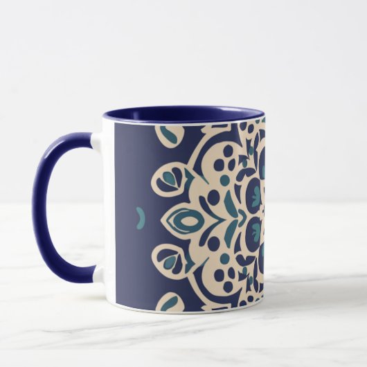 Geometrie und Kalligraphie arab Mug Tasse (Links)