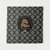 Geometrie Wandteppich (Vorderseite)