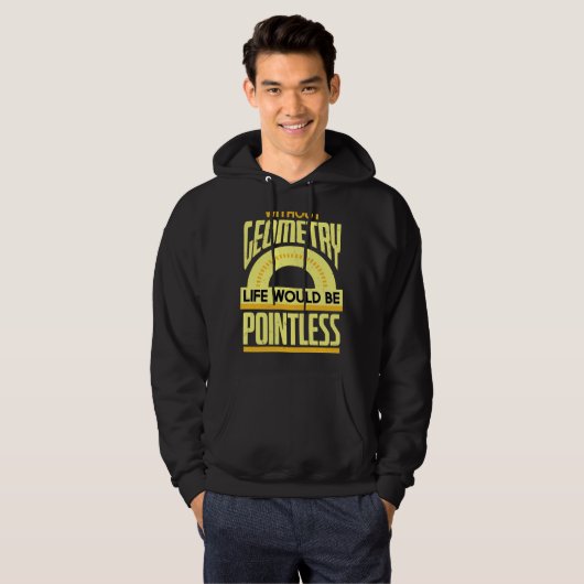 Geometrie Wortspiel Sinnlose Mathematik Physik Geo Hoodie (Vorne ganz)