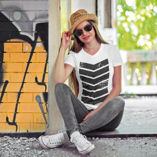 Geometrie Zickzack Schöner Sommer T-Shirt
