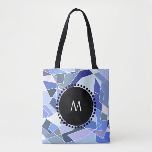 Geometriedreiecke für Monogramm Tasche (Vorderseite)