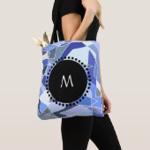 Geometriedreiecke für Monogramm Tasche (Von Nahem)