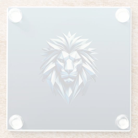 Geometrieformen der Leinen Glasuntersetzer (Rückseite)