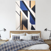 Geometrien der Stille Leinwanddruck (Insitu (Schlafzimmer))
